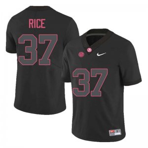 NCAA Men's Alabama Crimson Tide #37 Jonathan Rice Stitched College Nike Authentic Black Football Jersey OH17T55YL